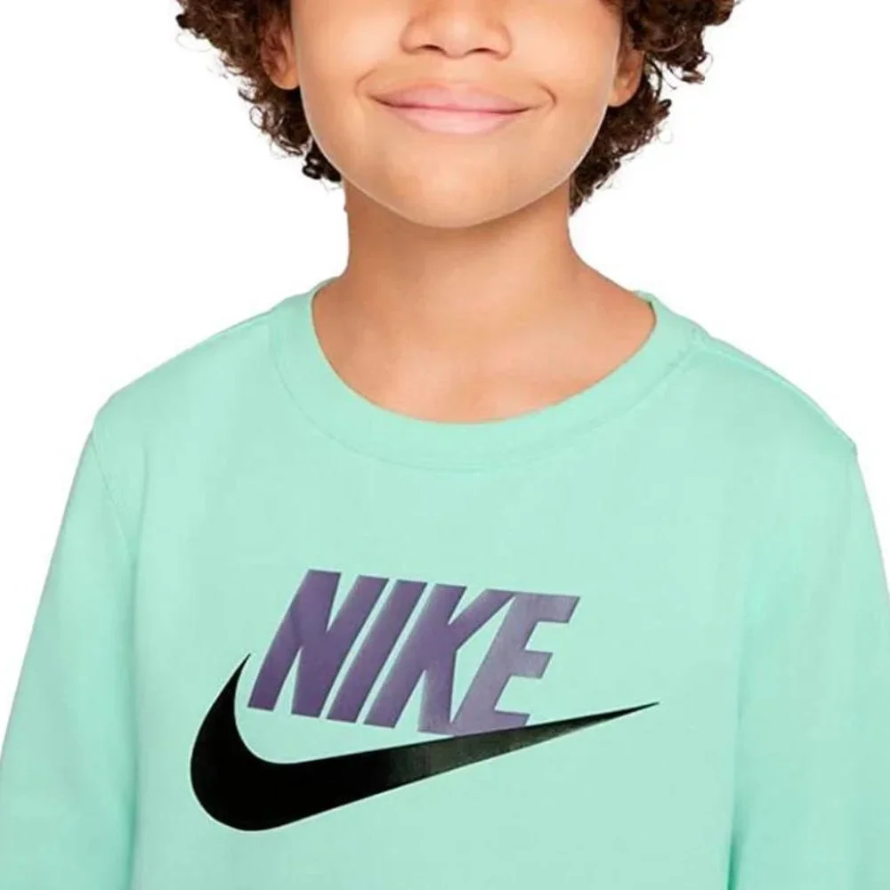 Nike Sportswear Big Kids' Boy's Pullover Club Fleece Crew Sweatshirt - Picture 6 of 6